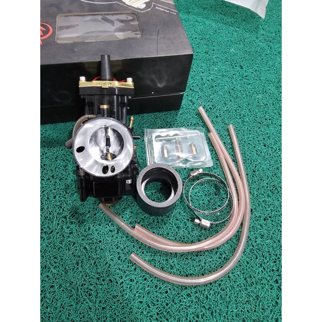 Karbu Karburator racing keihin pwk34 pwk 34 bonus pj mj jarum skep dan karet manipol