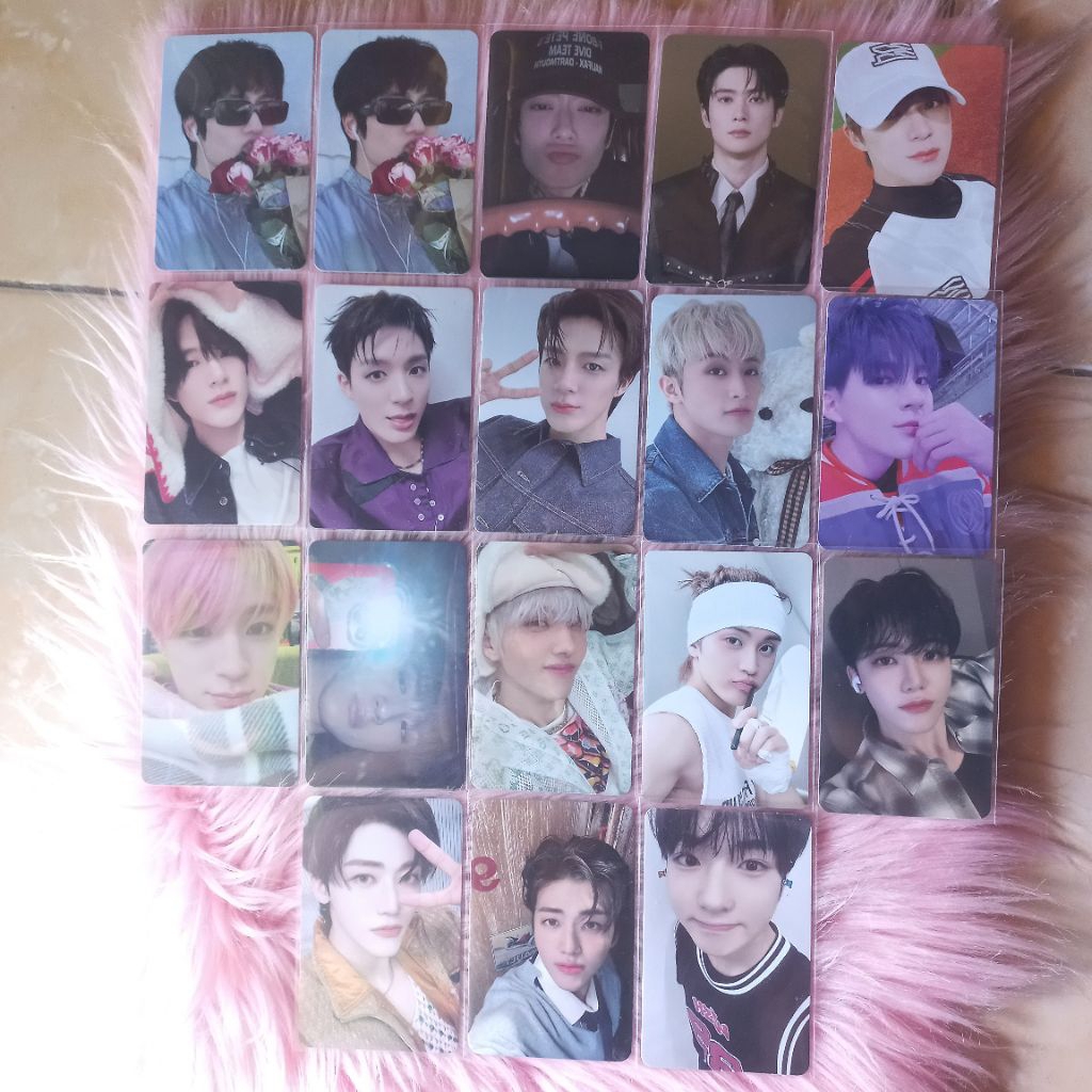 Official Photocard Jaehyun Bunga Pout J Money Clip Steampunk Jeno Topi Baseball Selimut Yizhiyu Smoo