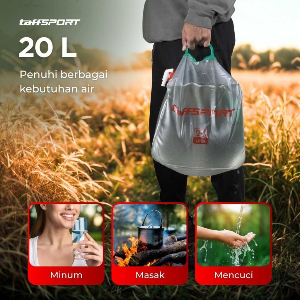 Taffsport Kantong Air 20L - Water Tank - Jerigen Lipat 20 Liter ST-216