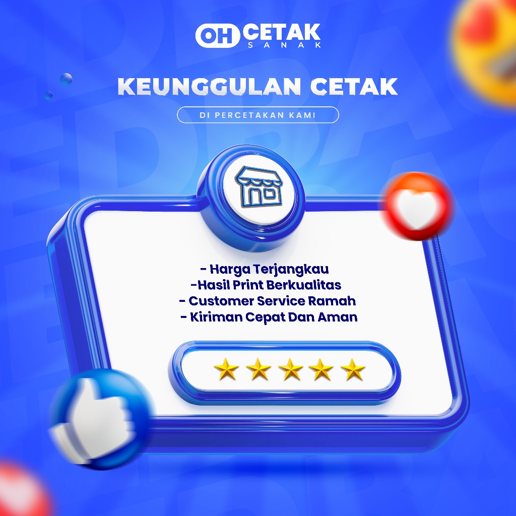 

Amplop Custom Logo / Nama Ukuran A4 / Satuan / Oh Cetak Sanak