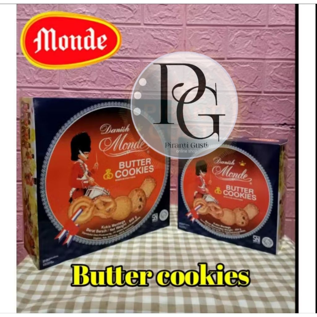 

Monde butter cookies kemasan kaleng 908 gr dan 454 gr/kue lebaran