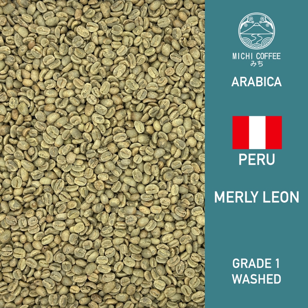 

Single Origin Specialty Green Bean ARABICA PERU MERLY LEON Biji Mentah Grade 1