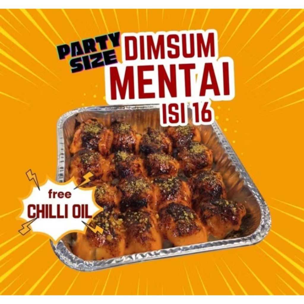 

Dimsum Mentai siap saji 16 pcs