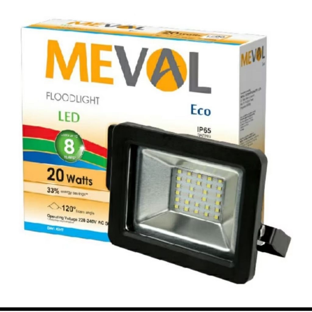 flood light meval 20w lampu sorot meval 20w