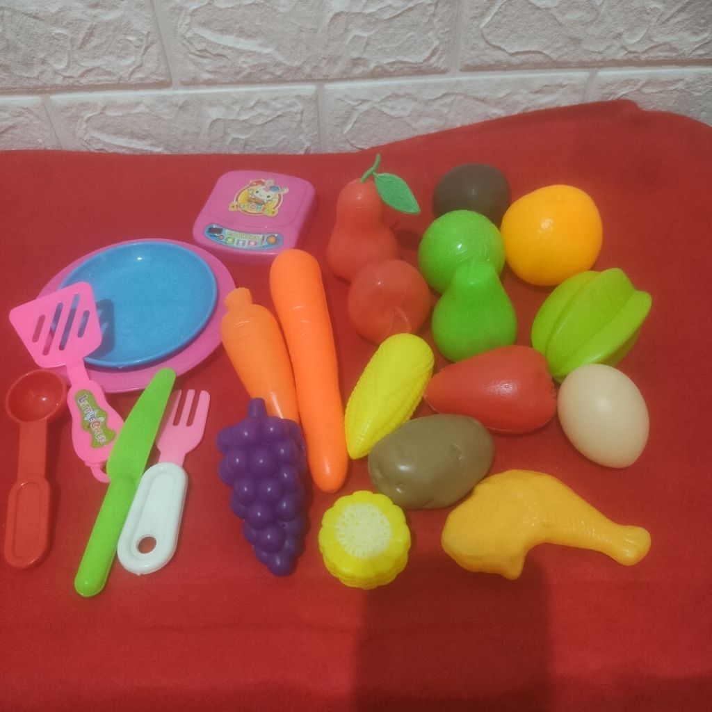 Paket Mainan Masakan Buah Preloved