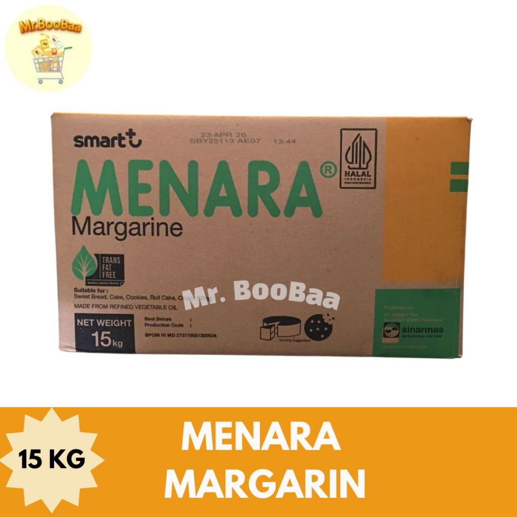 

MENTEGA MENARA KRIM 15KG / Mentega Menara 15kg