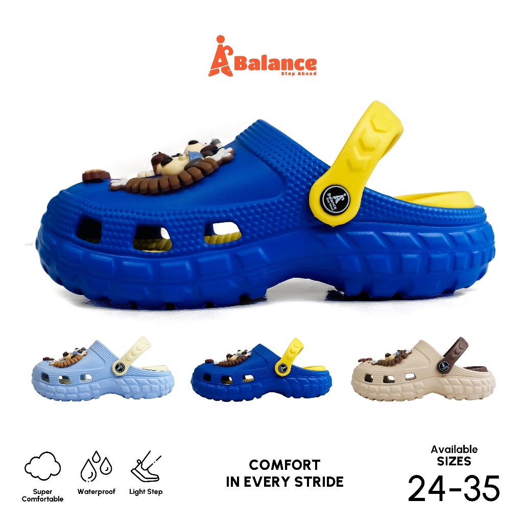 new new deals air-balance sandal baim anak laki perempuan motif dogs sendal kodok model slop tidak