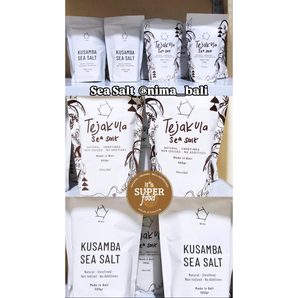 

Sea Salt Nima Bali Tejakula Kusamba 500 gram