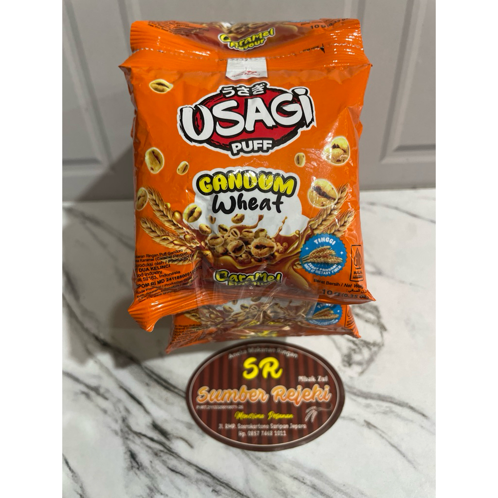 

USAGI PUFF GANDUM WHEAT RASA CARAMEL ISI 10 pcs