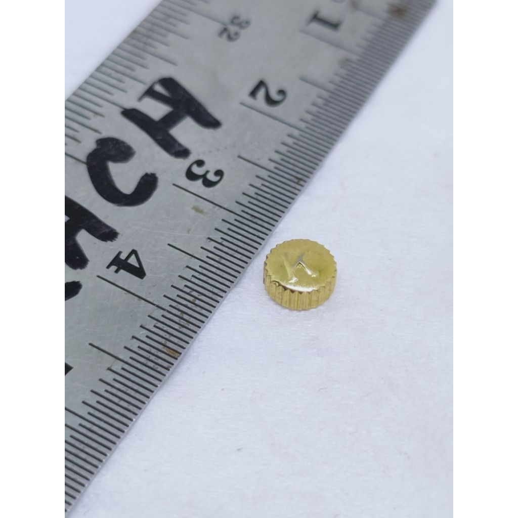 Crown K vintage watch knop putaran mesin jam tangan antik logo K part arloji lawas klasik NOS kent v