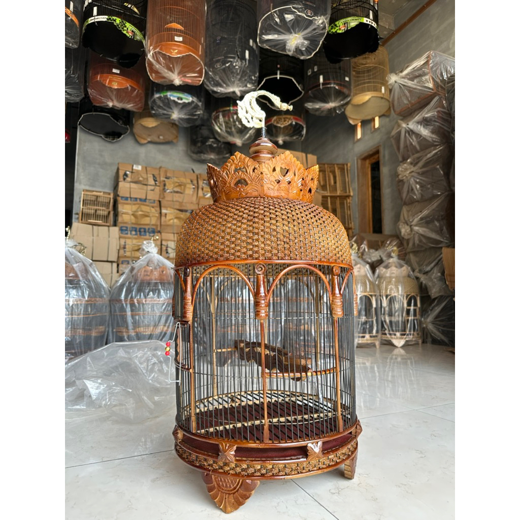 SANGKAR PERKUTUT RAJUT MASHIO MELAMIN