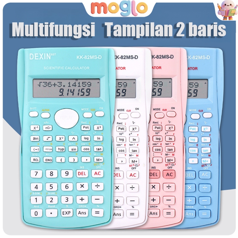 

Kalkulator Ilmiah Fungsi Warna - 24 Fungsi Kalkulasi, untuk Siswa & Ujian calculator Scientific