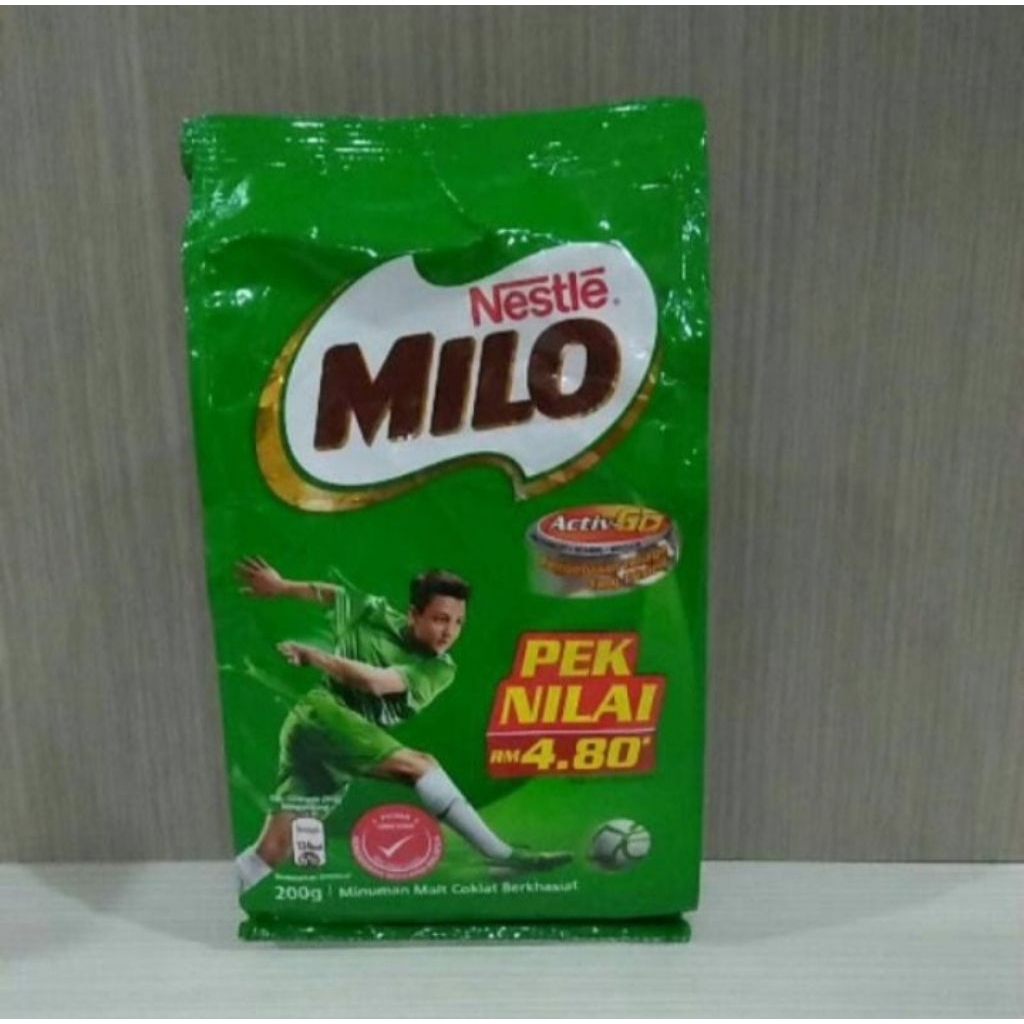 

milo 200 gram import halal