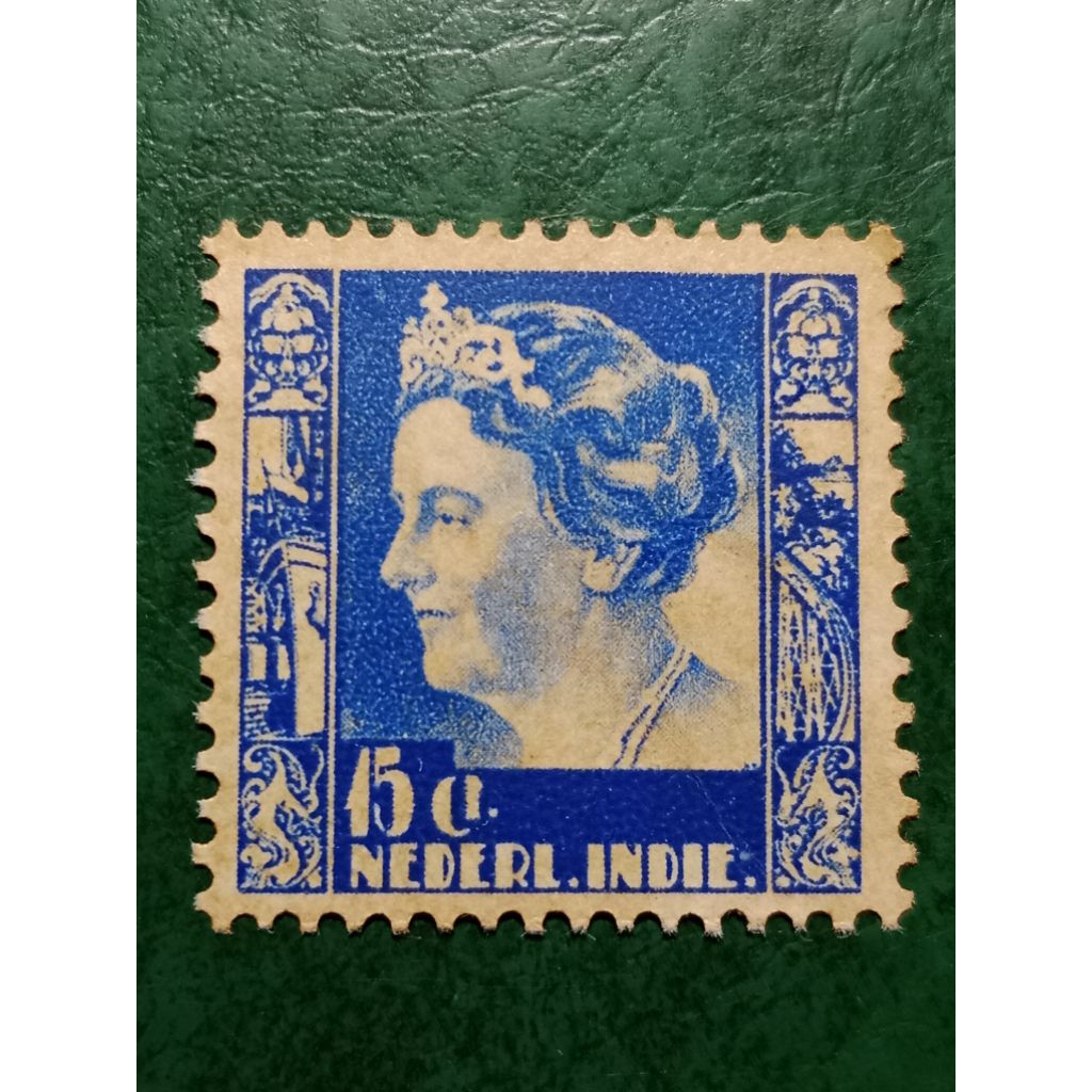 

Prangko Ned Indie 15 Cent Ratu Wilhelmina Tahun 1934-1937 UN USED