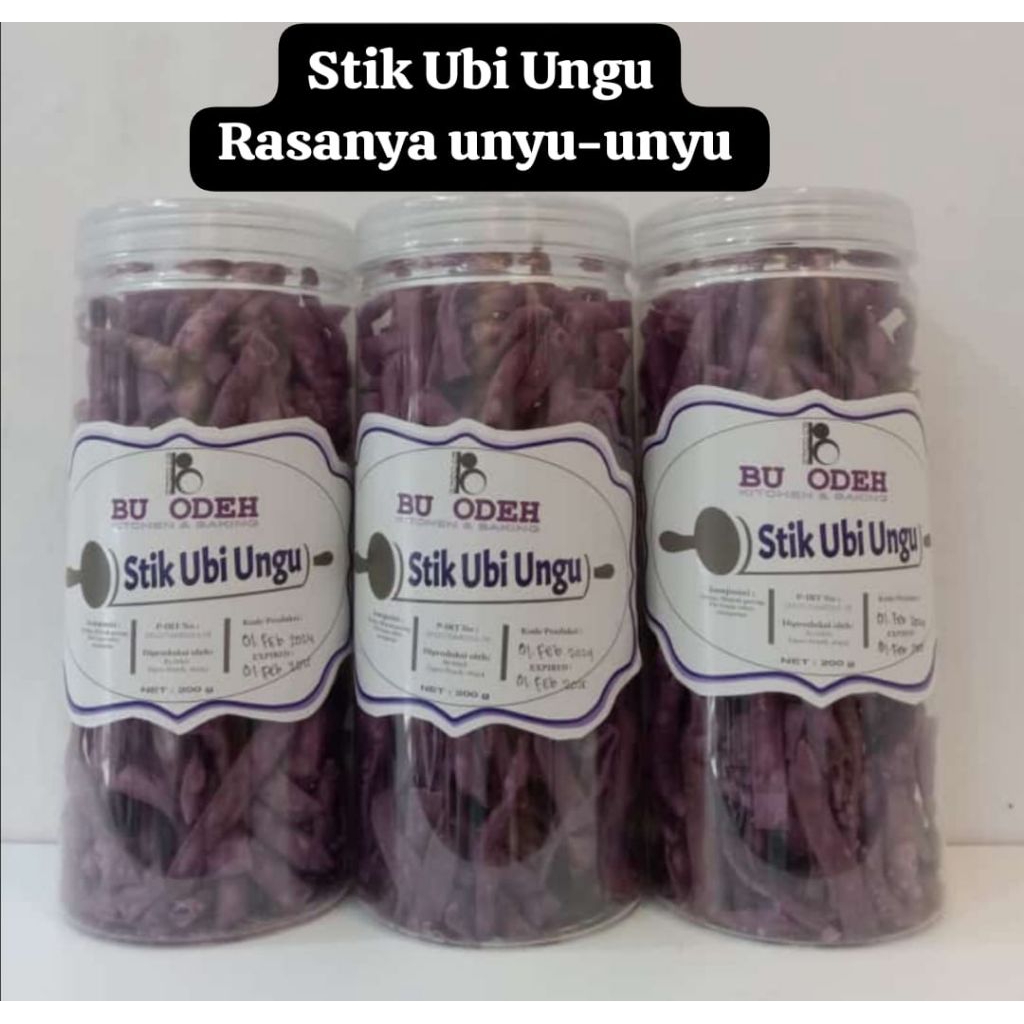 

Stik ubi ungu Bu Odeh enak