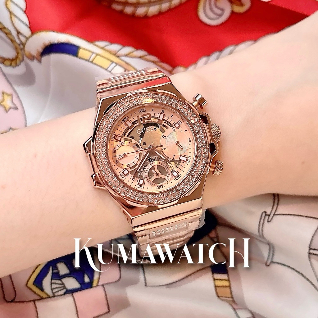 Jam Wanita Guess Original Rose Gold