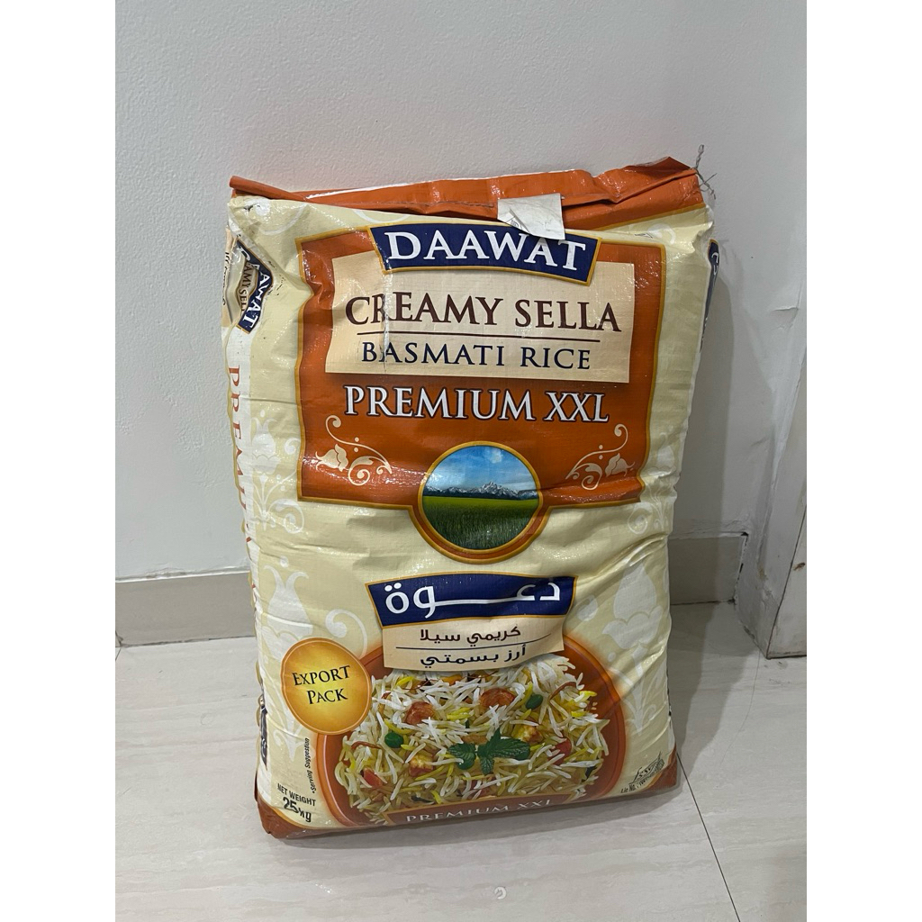 

BERAS DAWAT CREAMY SELLA 25 KG