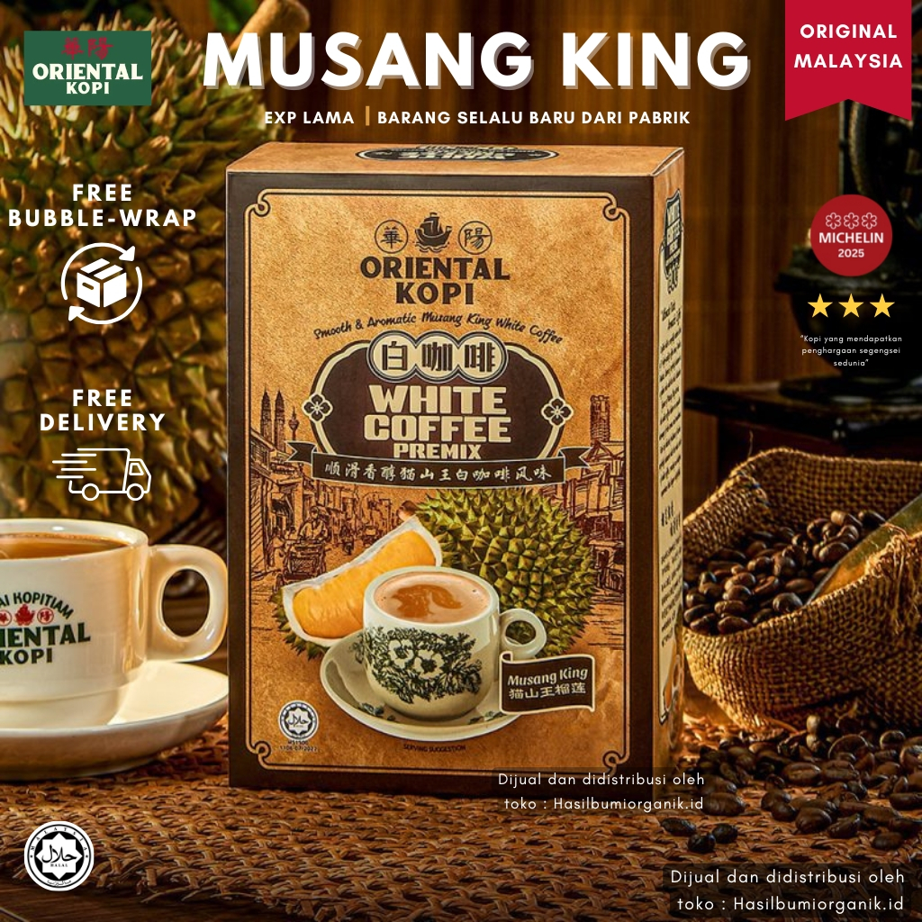 

ORIENTAL KOPI MUSANG KING / ORIENTAL COFFEE / ORIENTAL WHITE COFFEE MUSANG KING