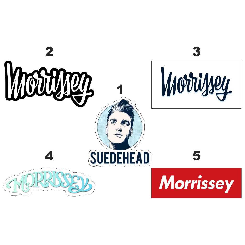 

Stiker Band Morrissey - Sticker Band The Smith Vinyl Anti Air Aesthetic Helm Case Oasis Band