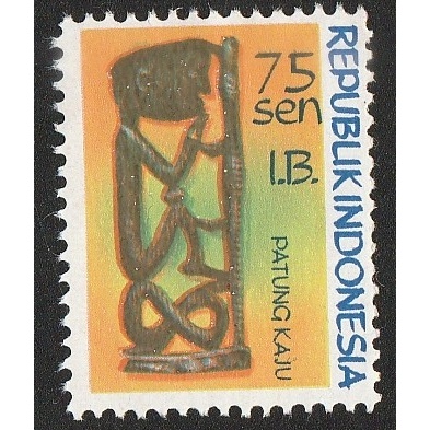 

A 12161 SATU BUAH PRANGKO INDONESIA NOMINAL 75 SEN TEMA PATUNG CETAK TINDIH I.B. IRIAN BARAT DENGAN KONDISI BELUM ADA CAP