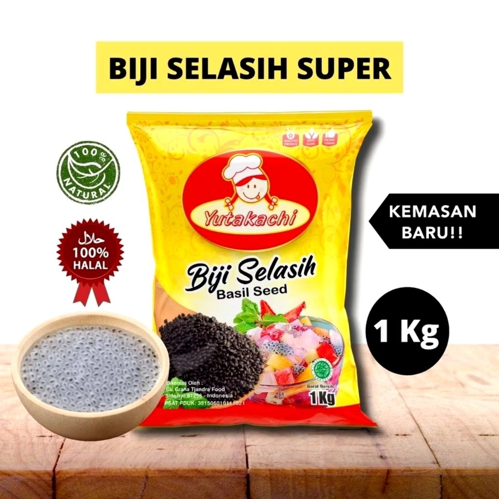 

Biji Selasih 1kg - Basil Seed - Telasih 1kg