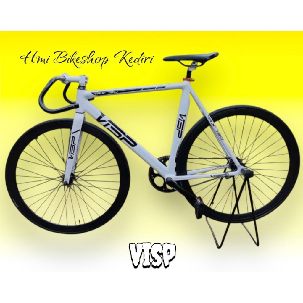 Sepeda Fixie VISP siap pakai,Free Bartape