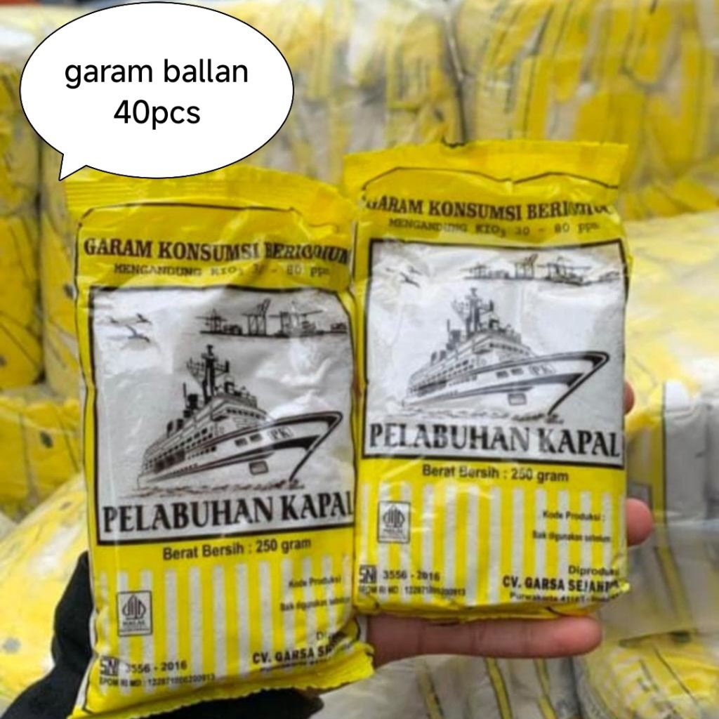

Garam Cap Kapal ballan isi 40pcs