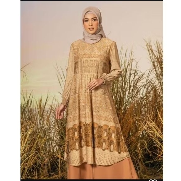 preloved ephesus tunik heaven lights size L pl hl no klamby vanillahijab riamiranda