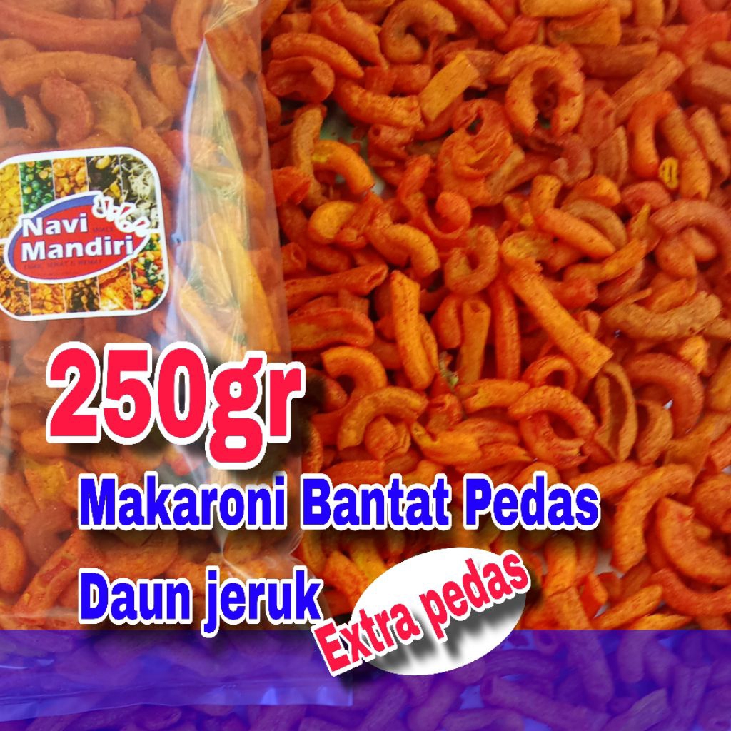 

Makaroni bantat pedas daun jeruk 250gr/makaroni bantat pedas