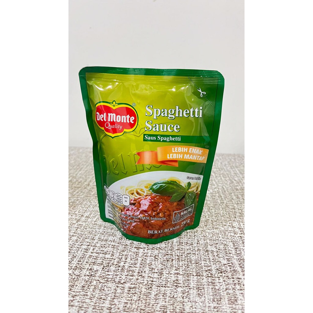 

del monte saus spagheti 250gr
