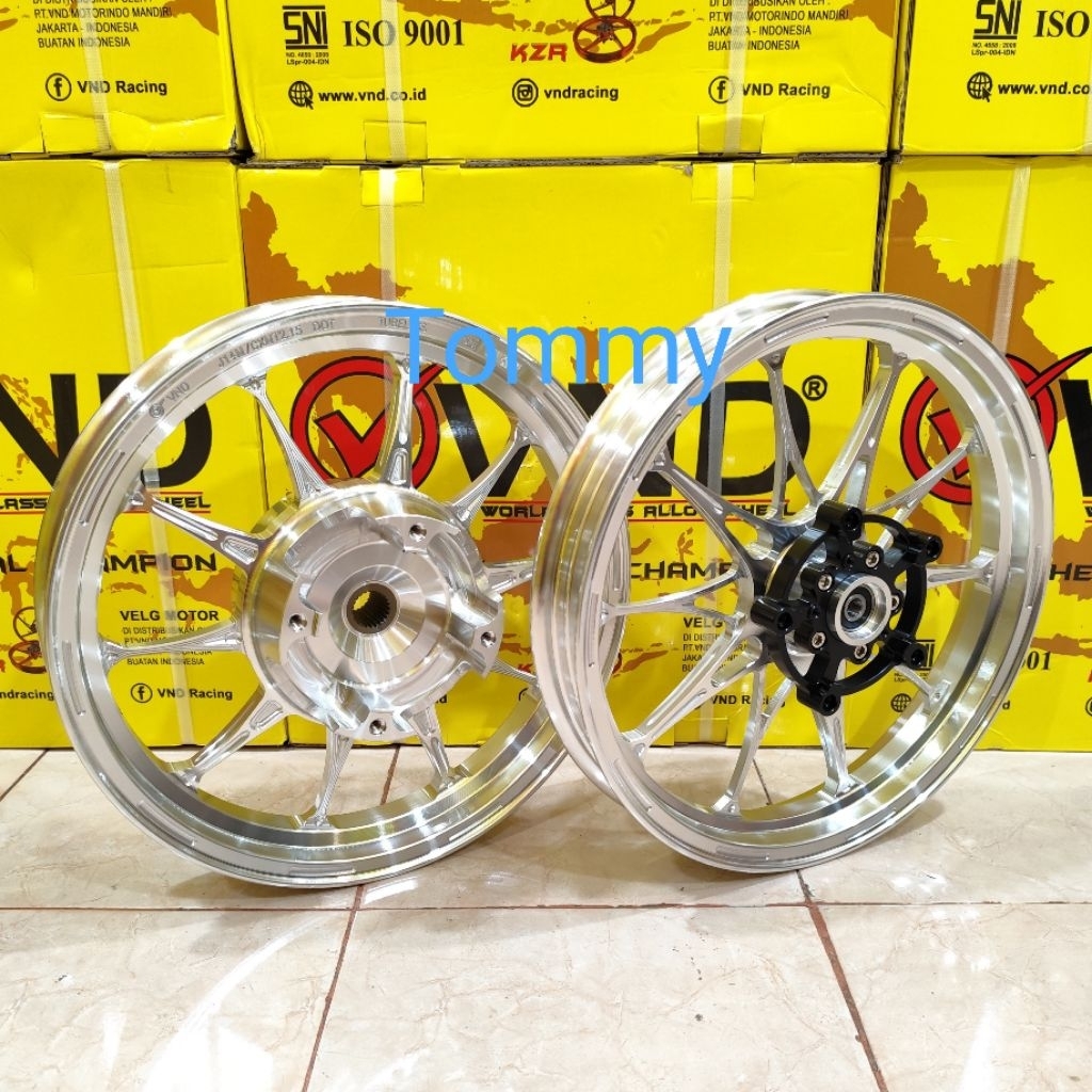 Velg pelek VND H10 Pcx 160 Cbs Abs palang H 10 Pcx160 lebar 185/215x14 ring 14