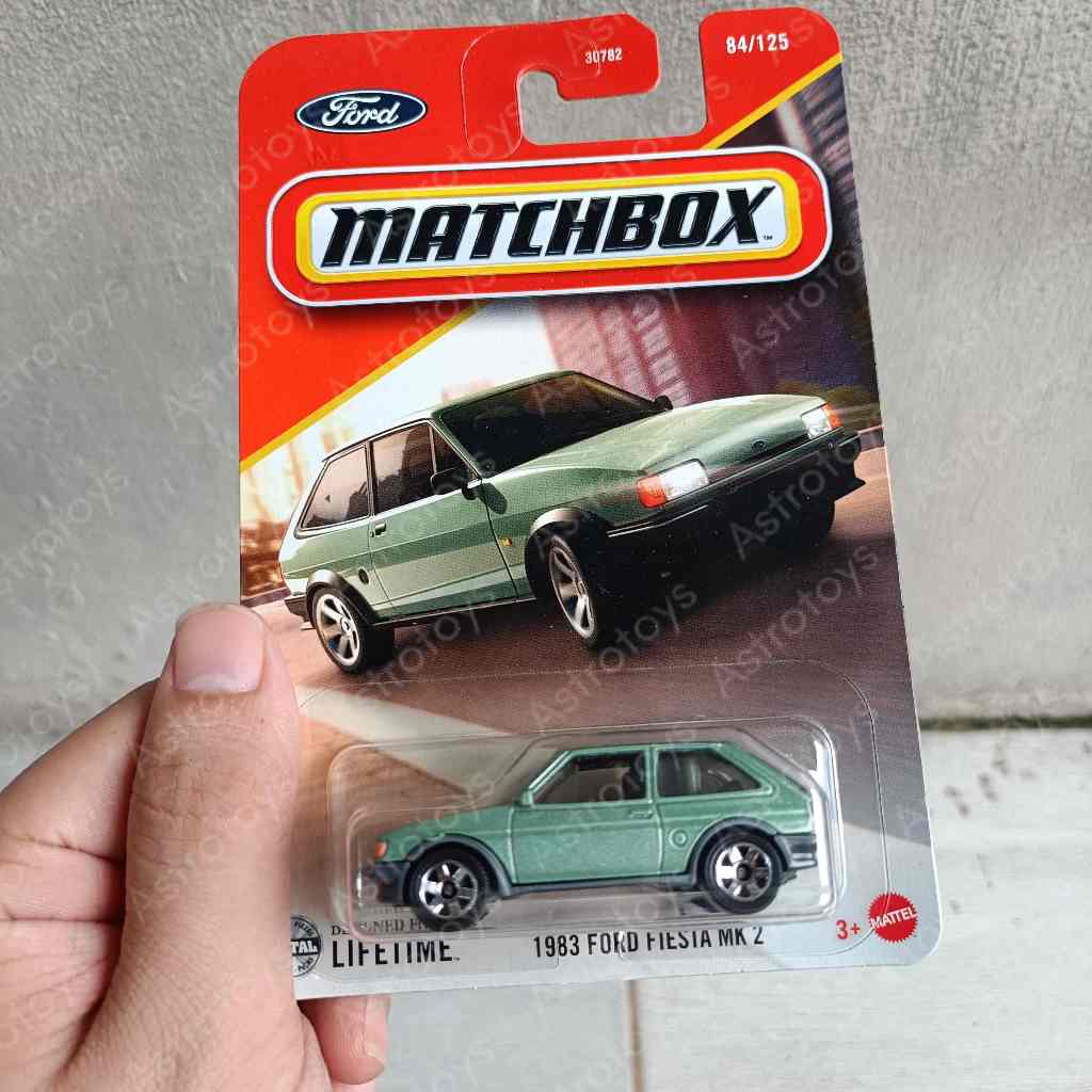 Williya Shopp Matchbox 1983 Ford Fiesta Mk2 Seri 2025 / Mainan Miniatur Diecast Metal Mobil