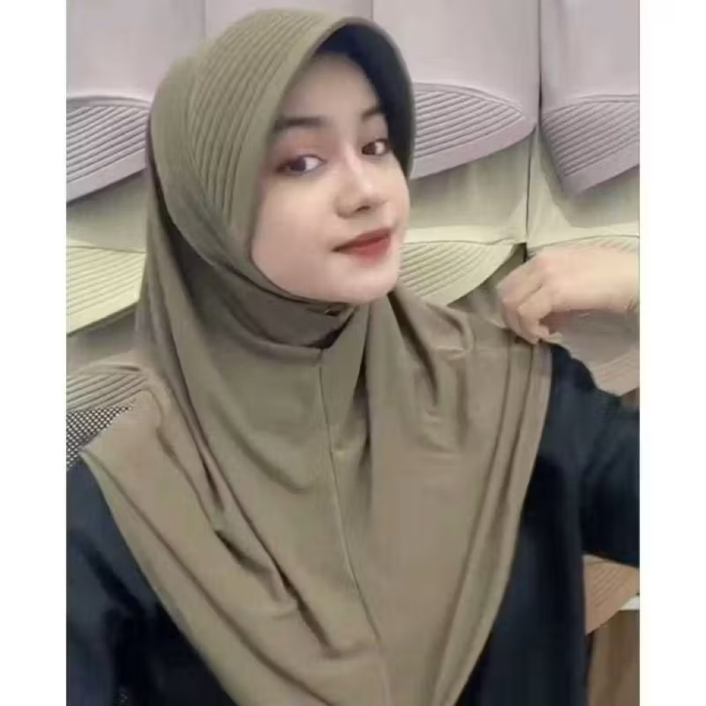 Hijab Bergo Sport Pet Tebal Jilbab Instan Anak Sekolah SD/SMP/SMA
