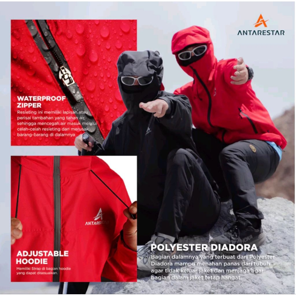 Jaket Gunung Outdoor Manusela antarestar original