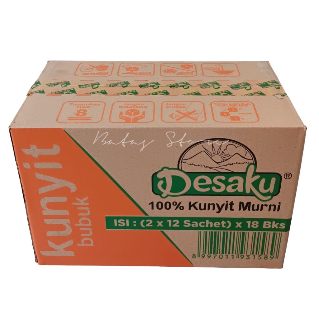 

Desaku Kunyit Bubuk 1 Dus | 2 x 12 sachet x 18 pack
