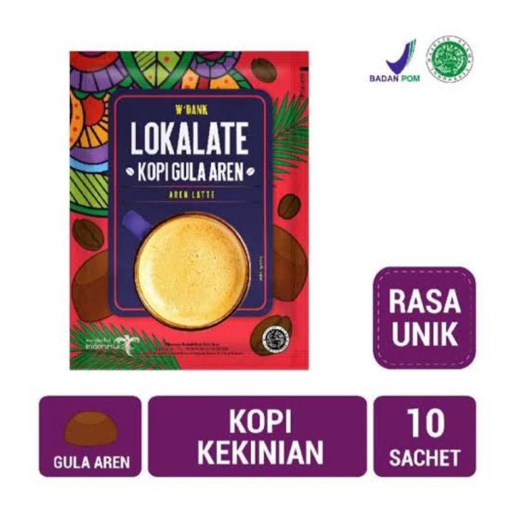 

Lokalate Kopi Gula Aren (10sashet) Tinggi Vit A dan Rendah Gula