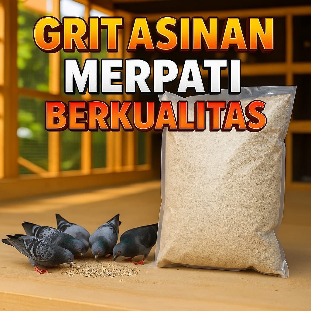 GRIT asinan campur kerang & Cangkang telor  Merpati perkutut lovebird ayam kenari bebek perkutut mur