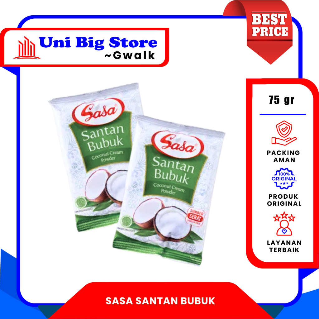 

SASA SANTAN BUBUK INSTAN ORIGINAL - 75 gr