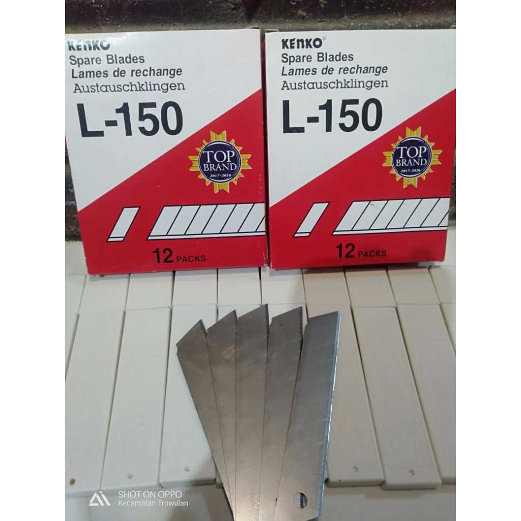 

CUTTER KENKO L-150 REFILL Cutter BESAR BOX 12tube 60biji