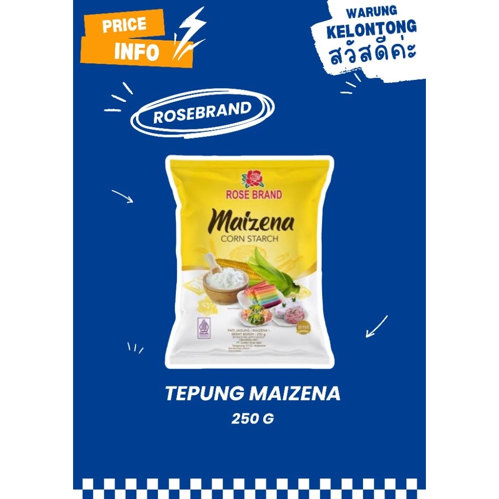 

TEPUNG MAIZENA ROSEBRAND 250G