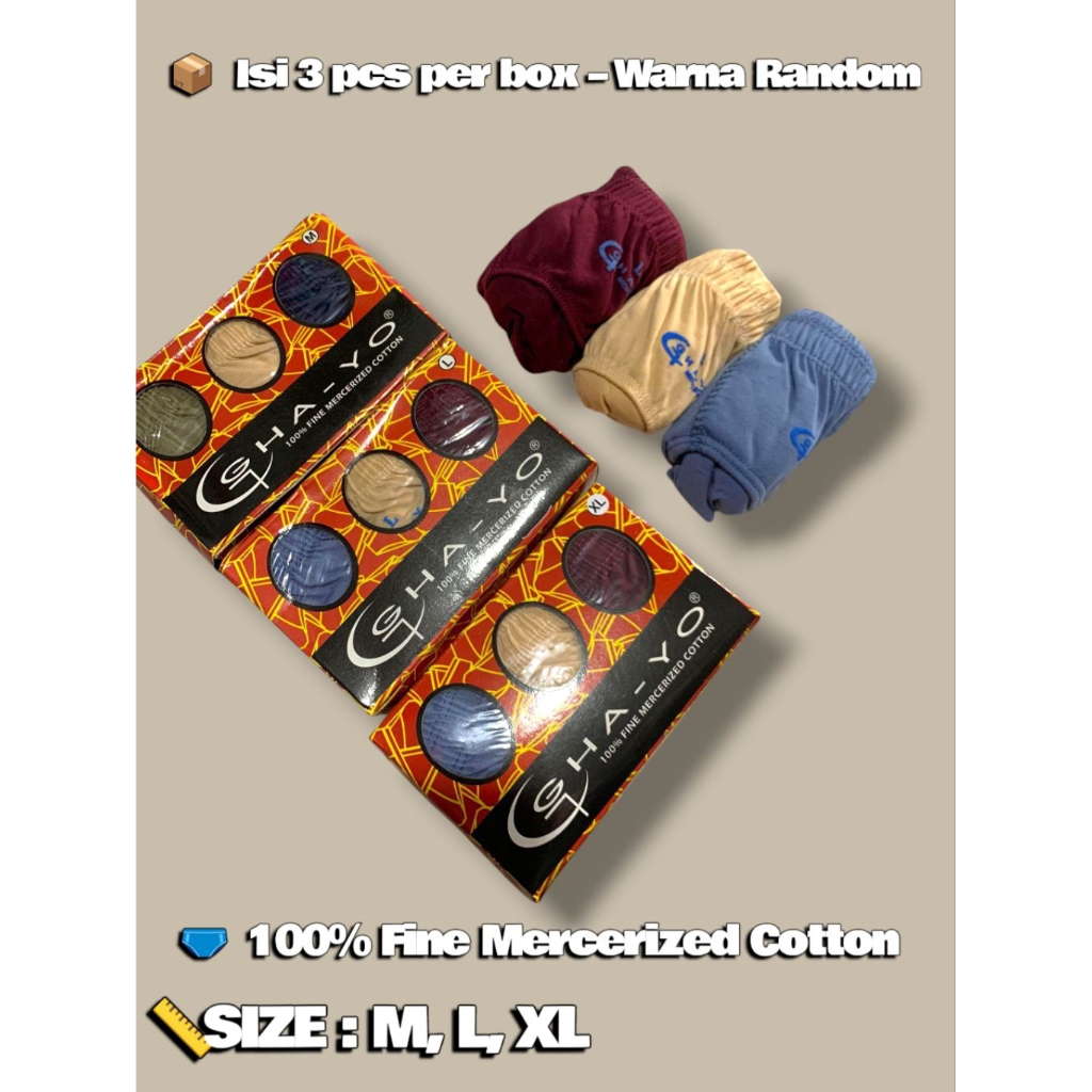 CD pria/celana dalam segitiga/celana dalam isi 3