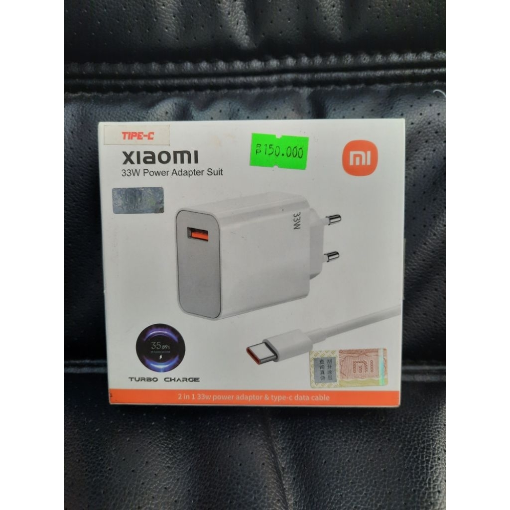 Cas / Charger Xiaomi 33 Watt Turbo Charger