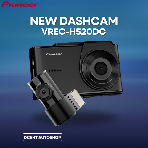 Dashcam Mobil - Dashcam Pioneer VREC-H520DC - Dashcam 2K Front & HD Rear Camera - Dashcam Drive Reco