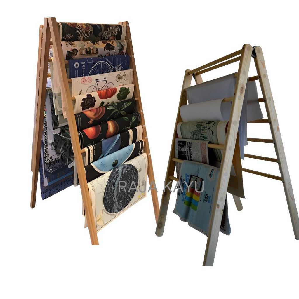 Rak kertas kado / rak kertas wrapping / rak kertas cellophane / rak jilbab