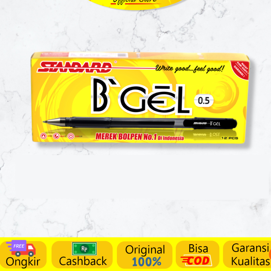 

1 Pack / Standard Pen B'GEL - BGel 0.7 mm ( Pulpen, Pena, Ballpoint )