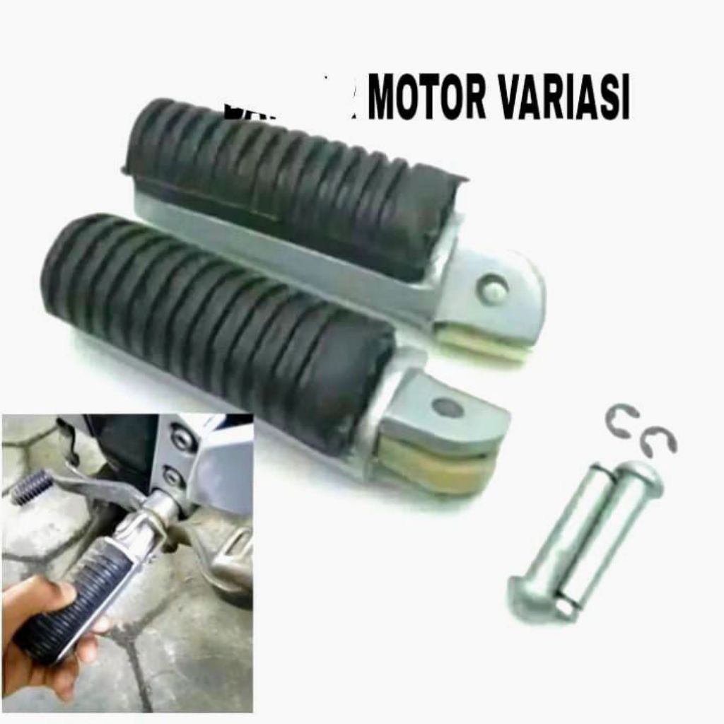 Pustep Step Karet.Pijakan Depan Motor Yamaha Vixion Old, Vixion New