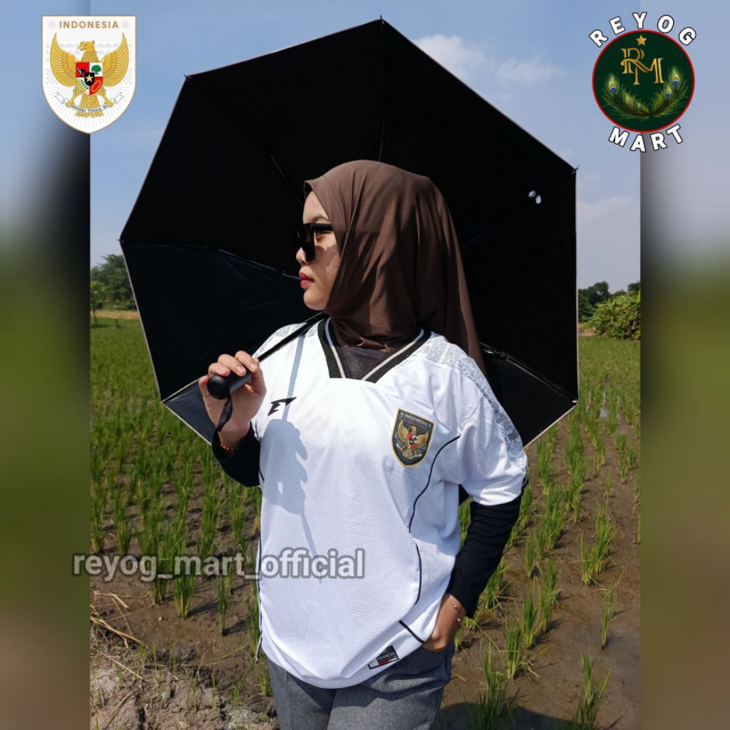 JERSEY TIMNAS INDONESIA AWAY PUTIH 2025 TERBARU SUPER PREMIUM