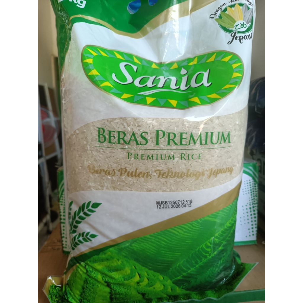 

beras premium sania 5kgx2