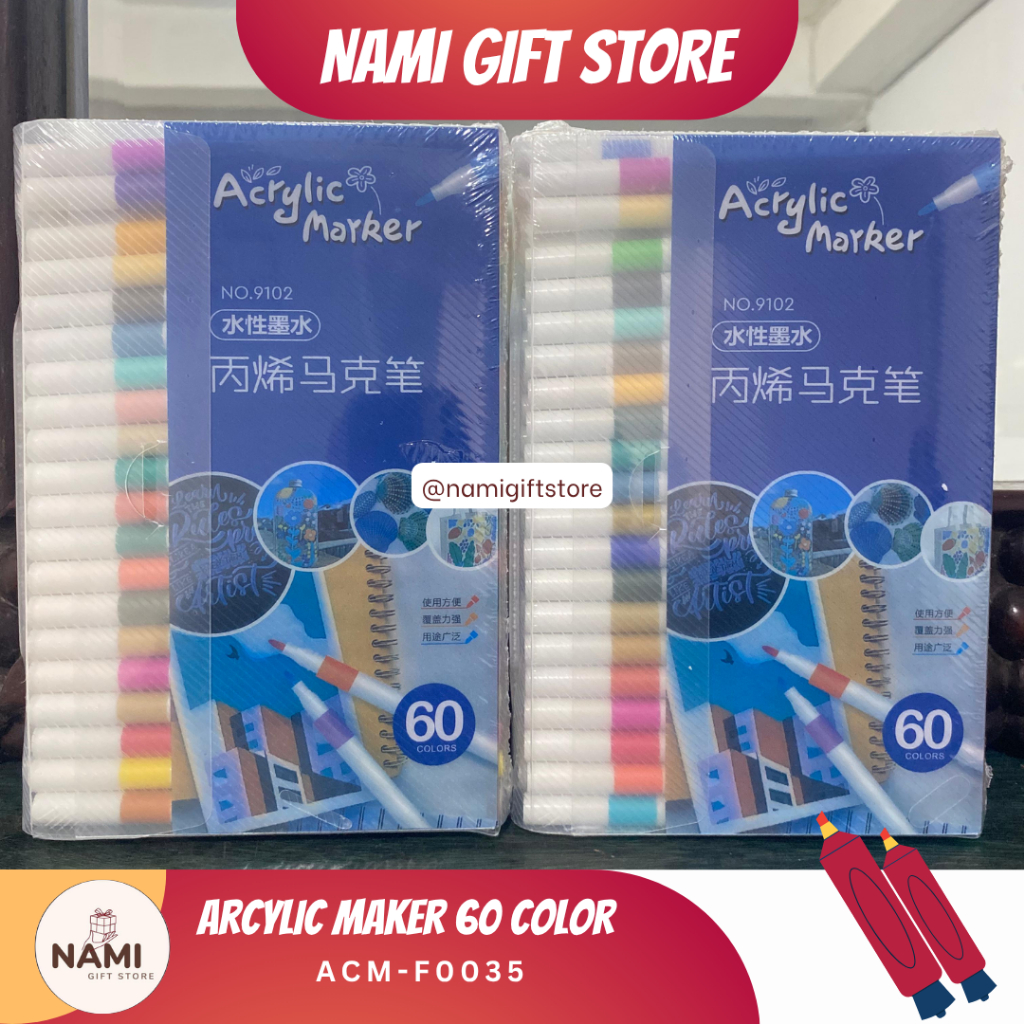 

[ACM-F0036] Acrylic Marker 60 Color
