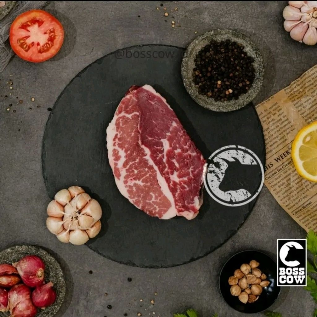 

[ AUS ] Ribeye Cap Wagyu Mb 5 Aus Import Premium daging sapi import premium daging steak medan